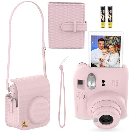 Blossom Pink Instant Camera with Case and Film S16911