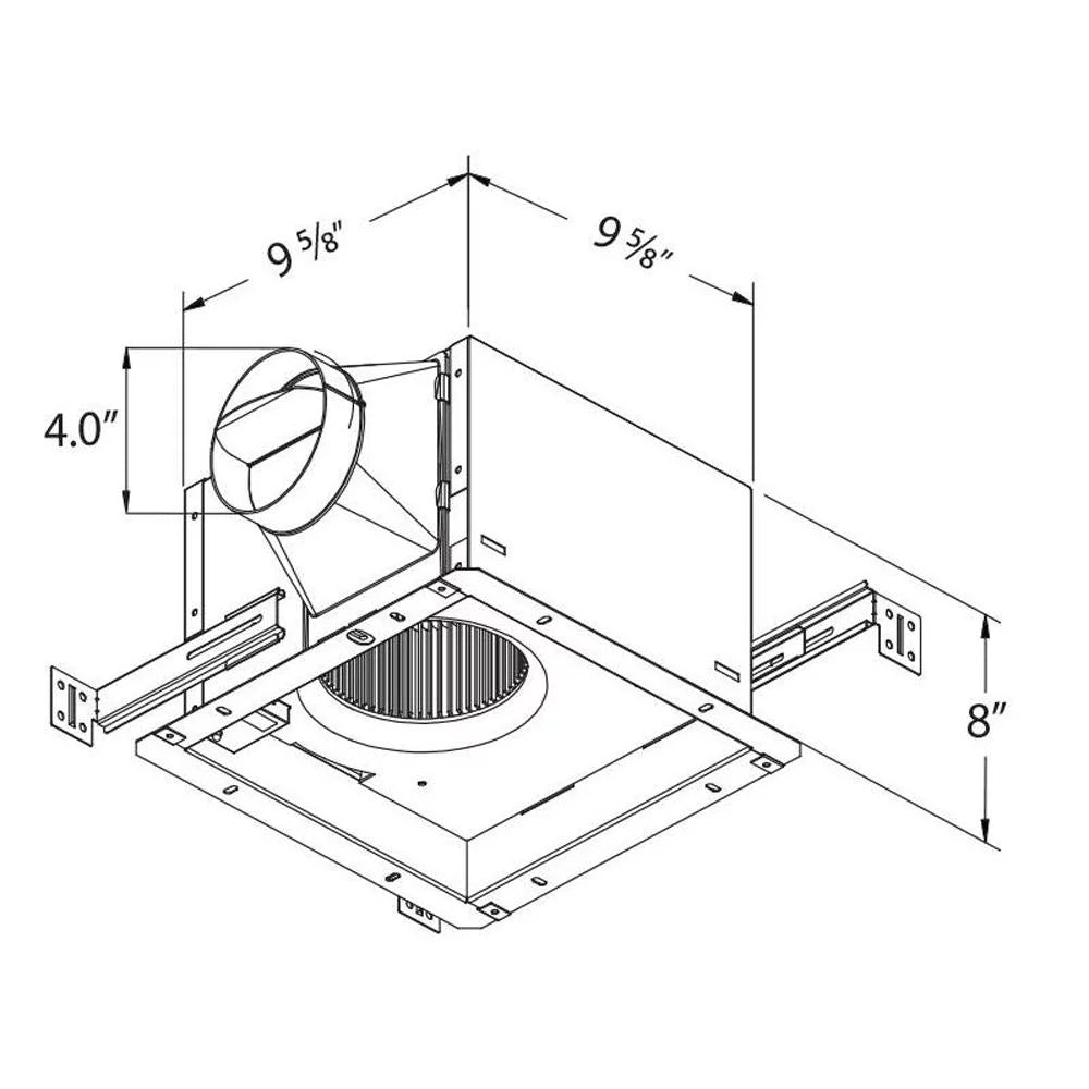 110 CFM Exhaust Bath Fan with Humidity Sensor X617993