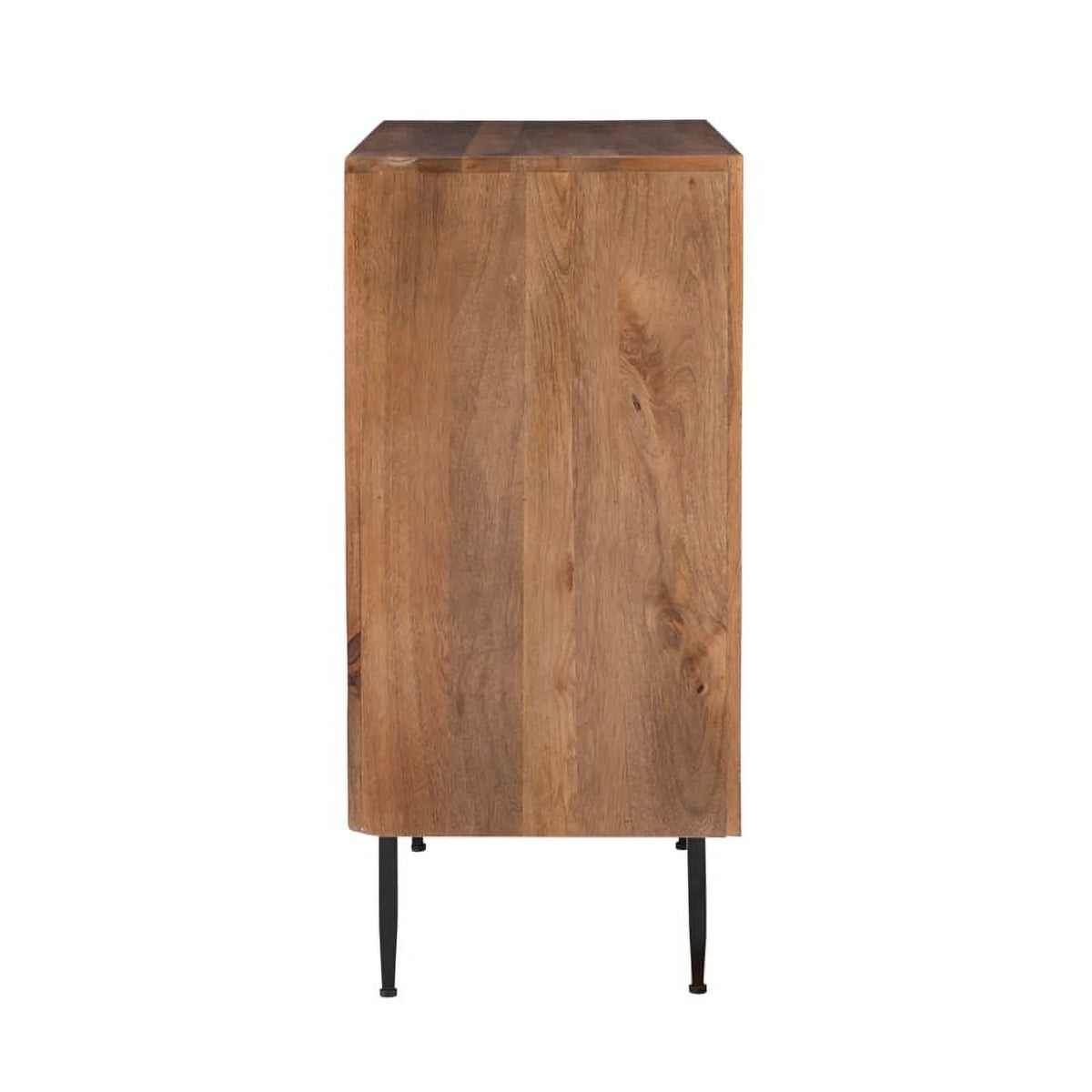 Brown Wood Cabinet with 2 Shelves Z2333