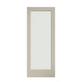 80" x 32" 1-Lite French Clear Glass White Solid Wood Core Door A6800