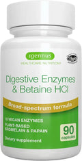 90 Capsules Digestive Enzymes & Betaine HCl D23585