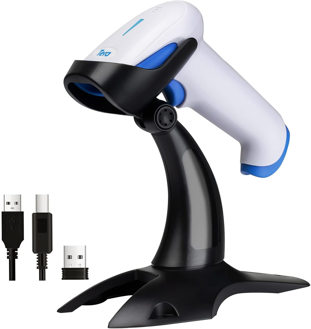 2D Wireless Barcode Scanner with Stand, Pack of 2 H5976