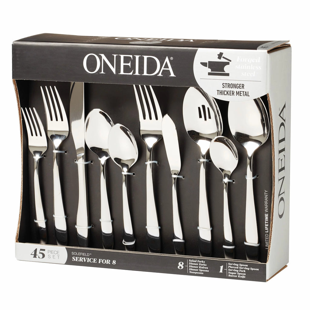 45-Piece Stainless Steel Silverware Set G893