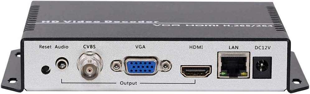 H.265 H.264 IP Video Decoder HDMI VGA CVBS Video Audio Streaming Decoder RTSP UDP SRT ONVIF Decoder I31524