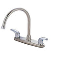 Satin Nickel/Polished Chrome Kitchen Faucet O3674