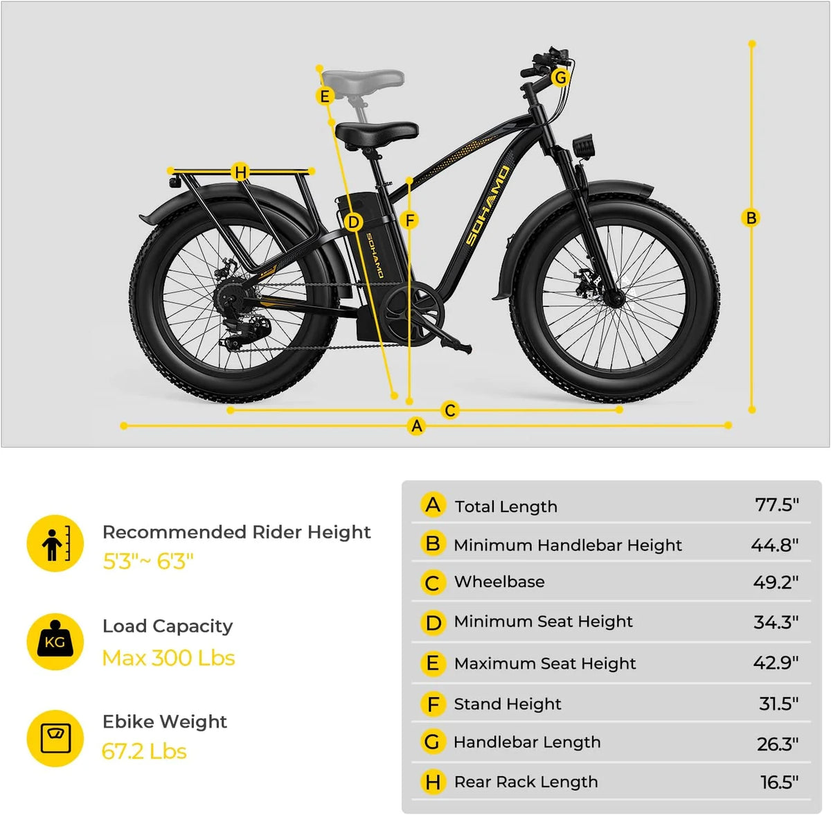 Foldable 20 Fat Tire Electric Bike with 750W Motor B7326
