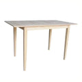 Unfinished Shaker Wood Counter Height Dining Table P595