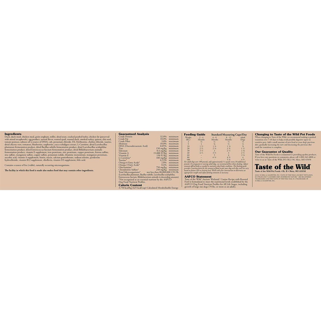 Ancient Grains Dry Dog Food H662