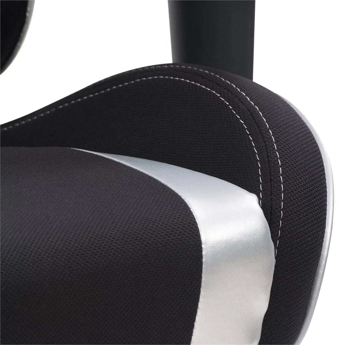 Black High Back Fabric Ergonomic Gaming Chair L66153