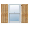 Framed Board-n-Batten Shutters, Rough Sawn Western Red Cedar F6396