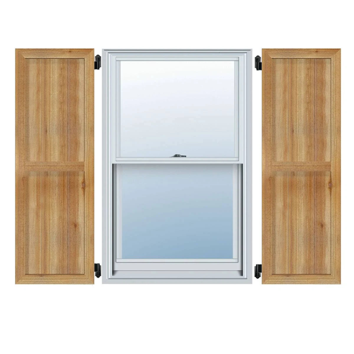Framed Board-n-Batten Shutters, Rough Sawn Western Red Cedar F6396