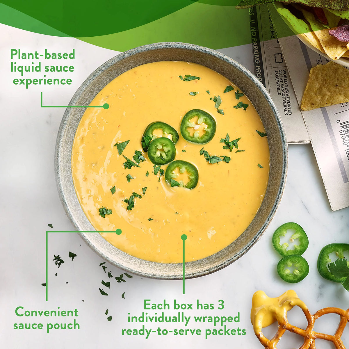 Alfredo Style Cheeze Sauce, Vegan Dairy Free Gluten Free, 8 Pack S858656