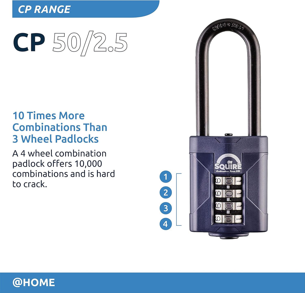 Blue 60 mm Alloy Steel 5 Wheel Combination Padlock, Pack of 2 O9692