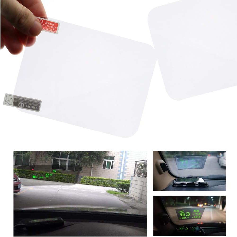 2-Pack HUD Reflective Windshield Film (5.9X5.1Inch) M925615