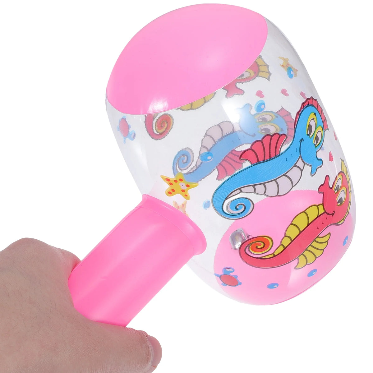 12pcs Cartoon Inflatable Hammer with Bell Fun Toys N519